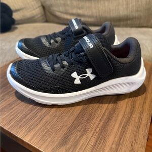 Under Armour Kids Black and White Sneakers